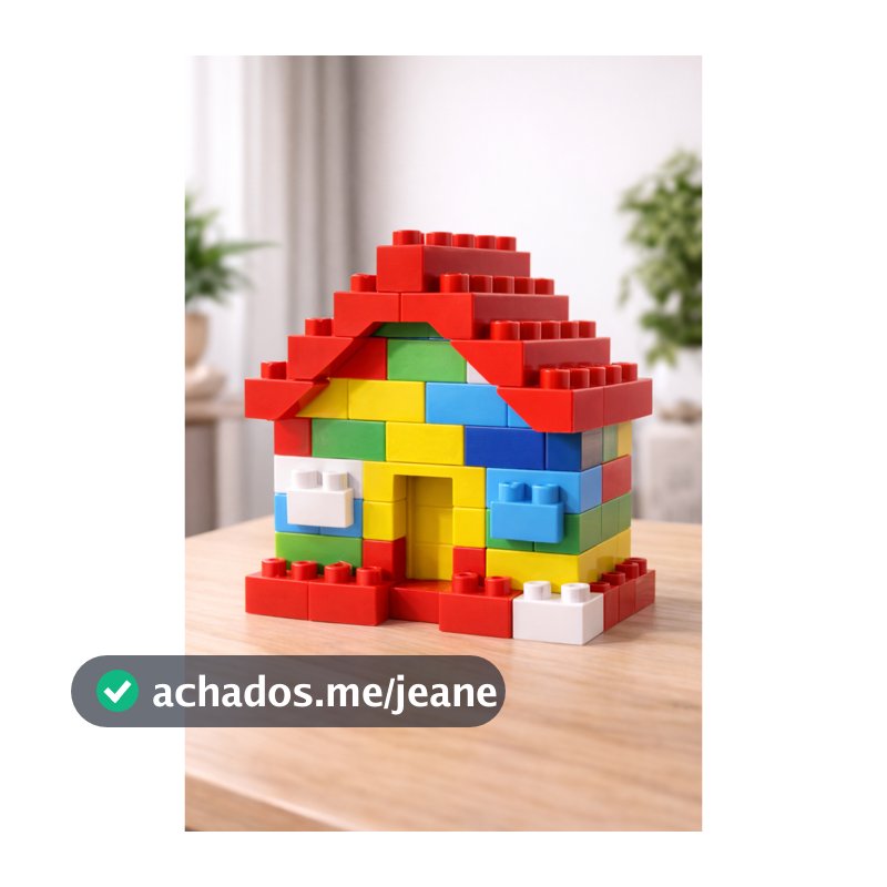Kit 154 Blocos De Montar Criança Brinquedo Infantil Didático bloco de montar