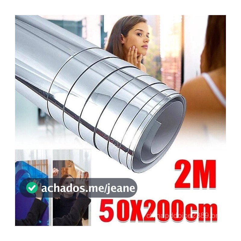 Espelho De Parede DIY Mirror Adesivo Soft Material Acrílico Liso E Fácil De Colar De Usar Corpo Inteiro