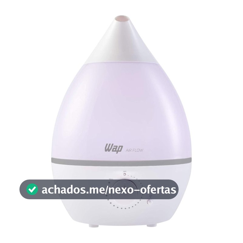 Umidificador de ar 4L com luminária e difusor de aromas - AIR FLOW - Wap (110V/220V)