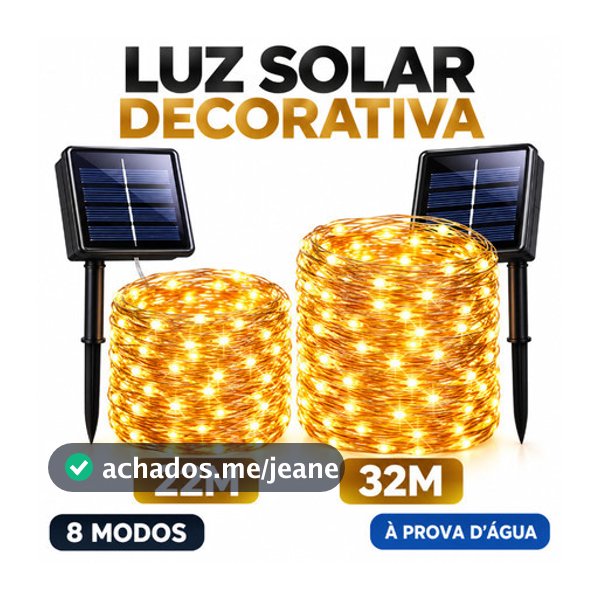 22M/32M LEDs Solar Luzes Corda Lâmpada Ao Ar Livre De Fadas À Prova D'água árvore de natal （luzes de Natal).