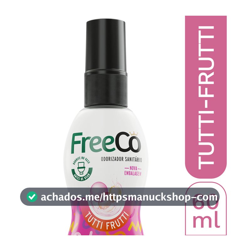 Bloqueador de Odores Sanitários FreeCô Tutti Frutti – 60ml