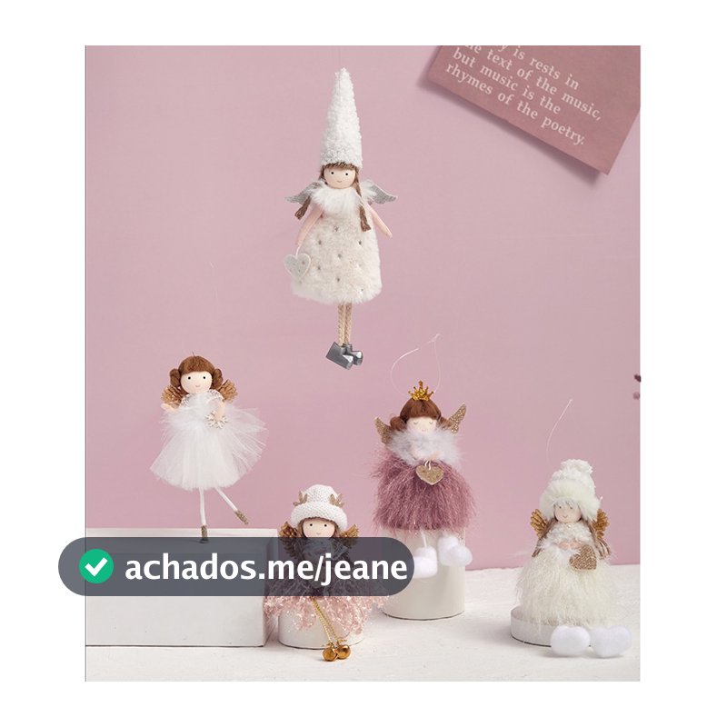 Novo produto Boneca Anjo Boneca de Natal Anjo de Pelúcia Decoração de Natal Ornamentos da Árvore de Natal