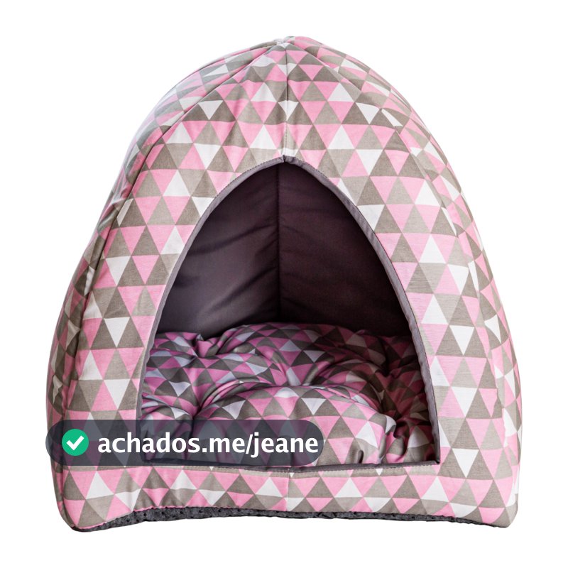 Toca Tenda Gato Cães Caminha 2 em 1 Iglu Luxo Cachorro Gato Pet Confortável