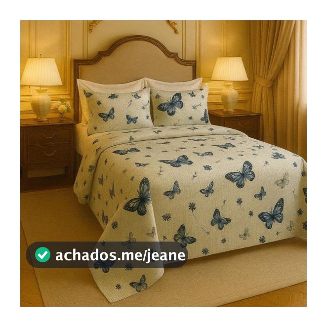 Kit Colcha Cobre Leito Solteiro Casal Queen King 3 Peças