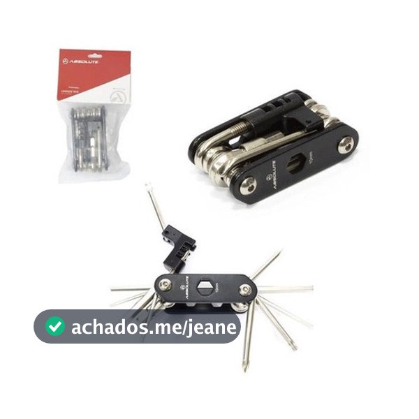 JOGO DE CHAVE CANIVETE ABSOLUTE TK15 15 FUNÇÕES BIKE