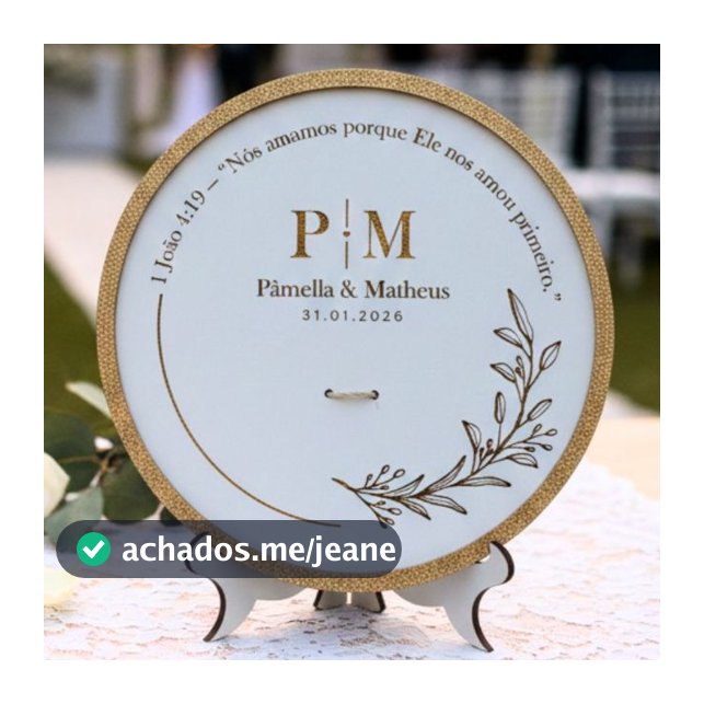 Porta Alianças MDF Personalizado Para Casamento Com Nomes E Data Em MDF + Base Para Decoração