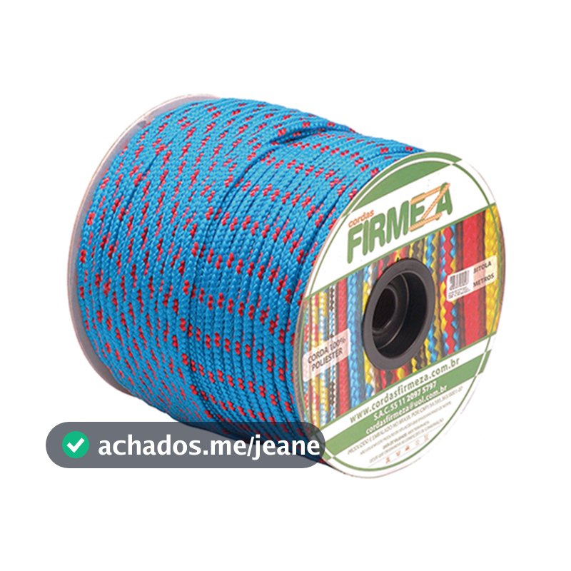 Corda De Poliester Amarrar Carga Caminhão Construção 6, 8 e 10mm