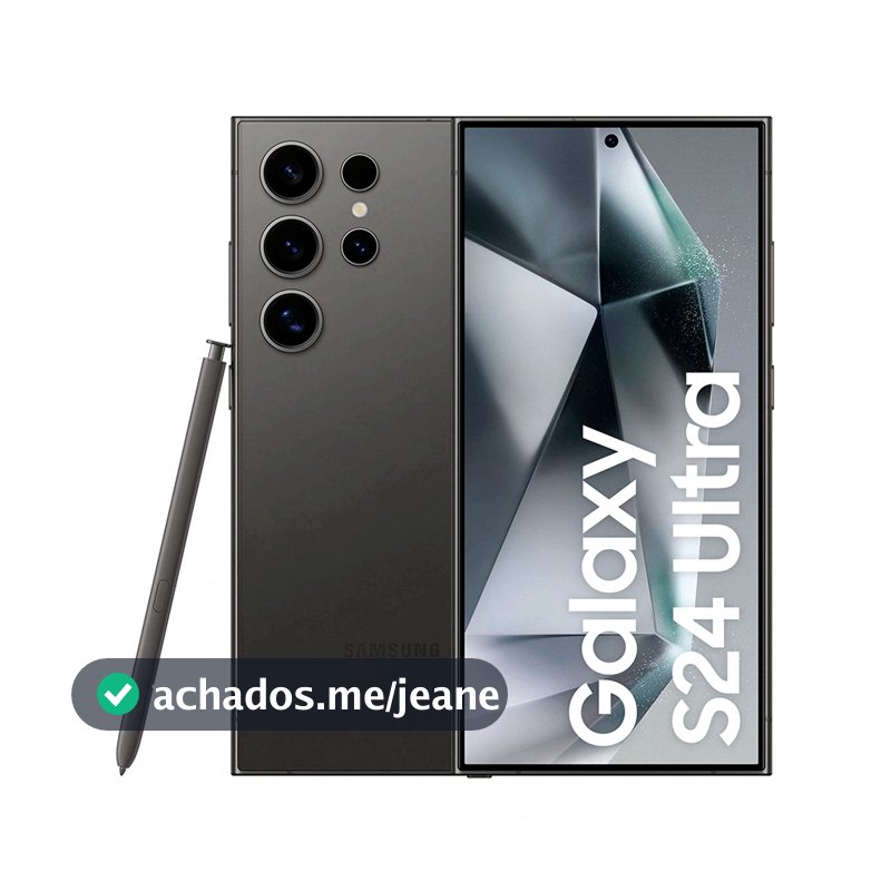 Smartphone Samsung Galaxy S24 Ultra 256GB 12GB RAM Galaxy AI Câmera Quádrupla até 200MP - Vitrine