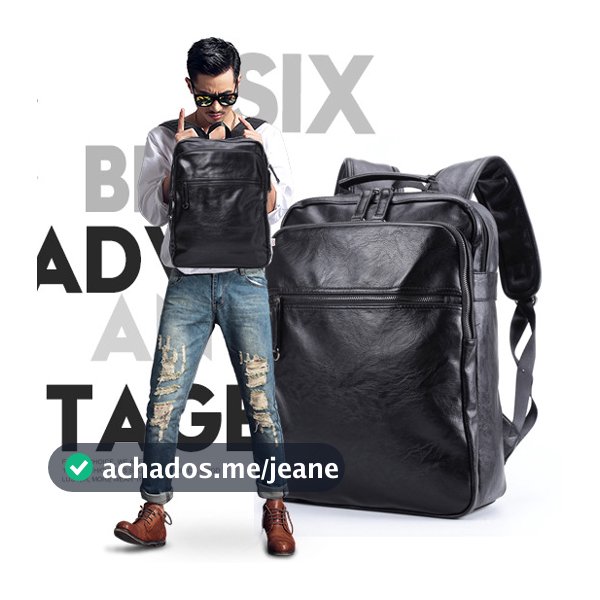 Mochila masculina 2026 novo estilo Casual bolsa de viagem de negócios couro genuíno grande capacidade bolsa de computado