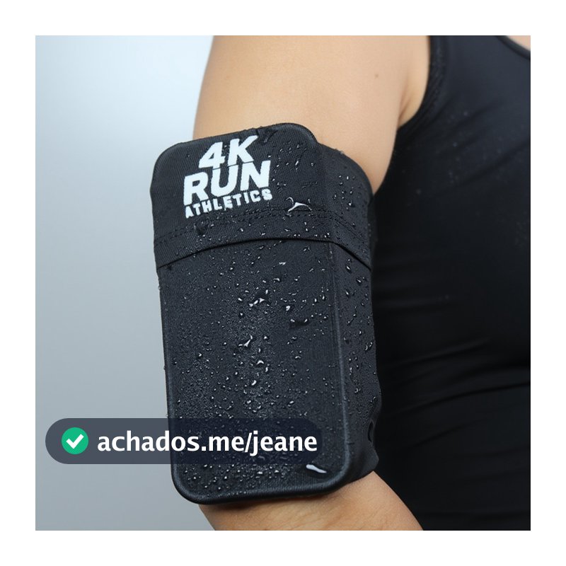 Suporte Braçadeira Celular Corrida Academia Fitness Ajustável Universal Esportivo Porta Smartphone Treino Bike Caminhada