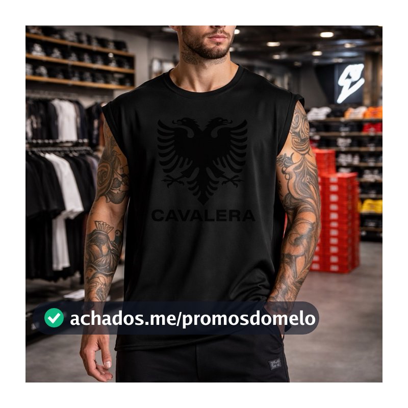 Regata Masculina algodão camiseta Regata Oversized casual Marca Famosa Estilosa Algodão Caimento Perfeito Lançamento