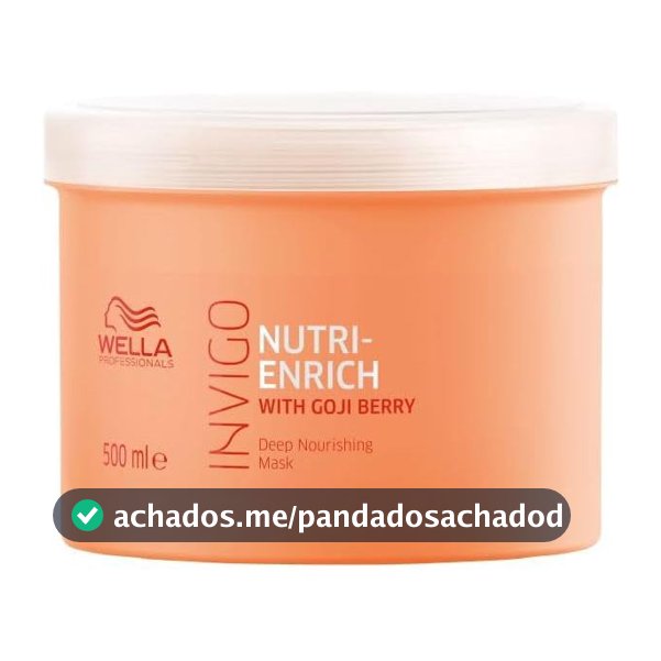 Máscara Invigo Nutri Enrich Wella 500ml