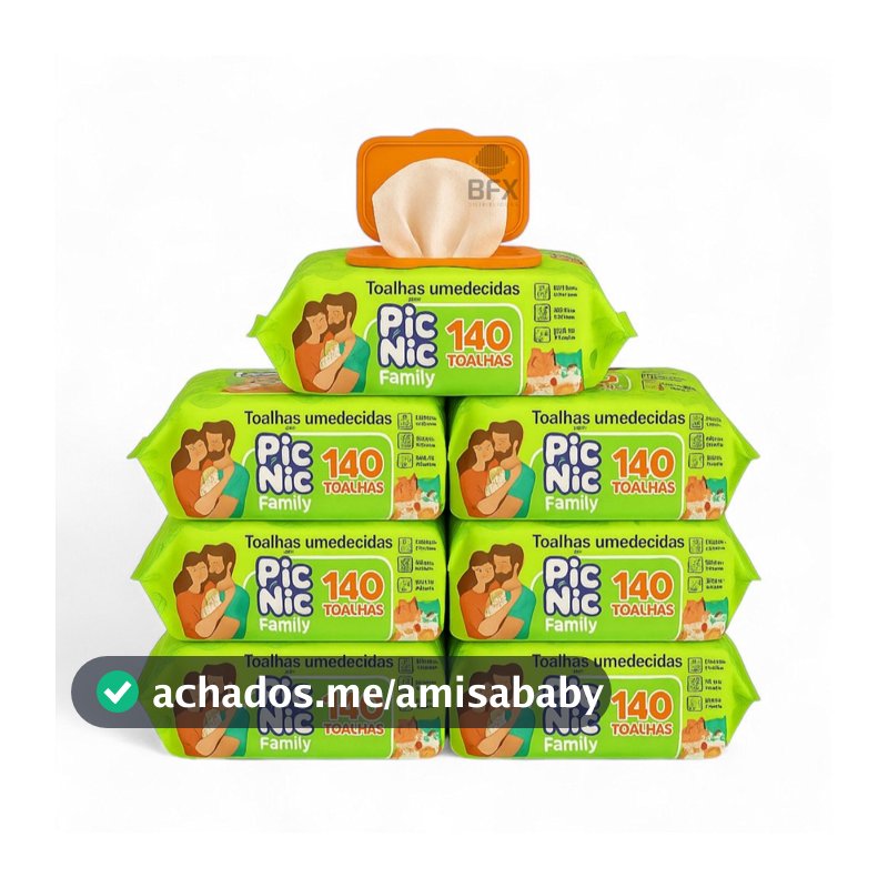 Caixa 840 Lenços Toalhas Umedecida Premium Mimo Recem Nascido Bebe Pet e Adulto Atacado Promoção lenço umedecido