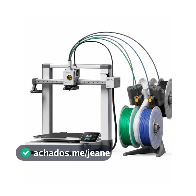 Impressora 3D Bambu Lab A1 + Ams Lite Bivolt 110/220 - Combo