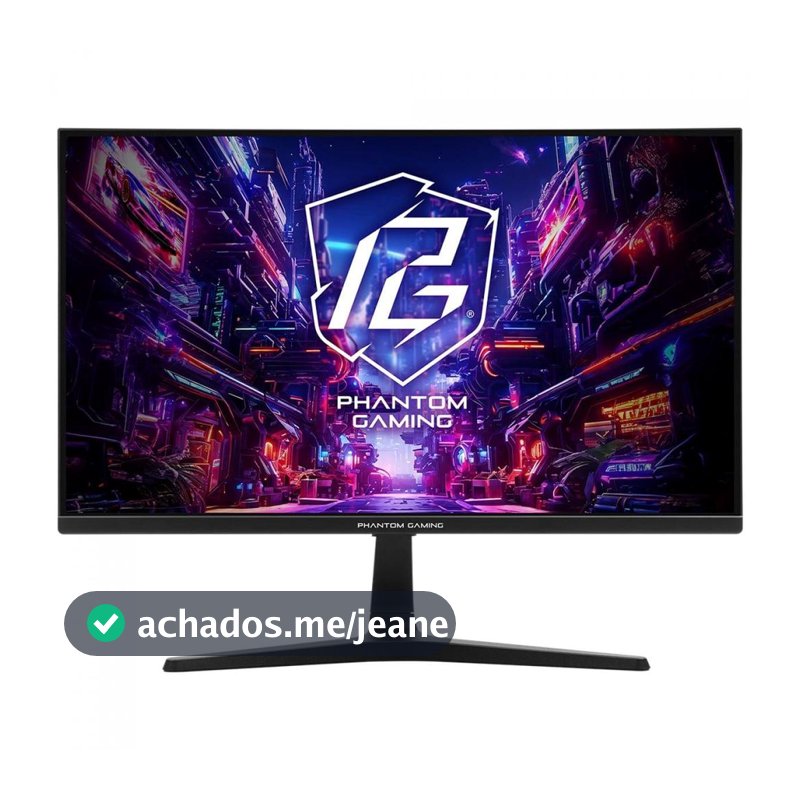 Monitor Gamer ASRock Phantom Gaming PG25FFT, 24.5 Pol, FHD, 1ms, 180hz, 126% sRGB, IPS, FreeSync, 90LXA0K0-A0B1A0N