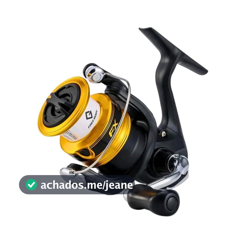 Molinete Shimano Fx Fc 4000 Cor Preto/dourado Lado Da Manivela Direito/esquerdo