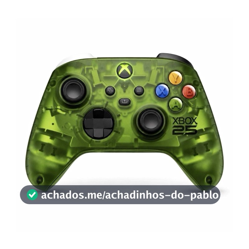 Controle sem fio XBOX - X25 Edição Especial de 25 anos - XBOX Series X/S, XBOX One, PCs, TVs, mobile