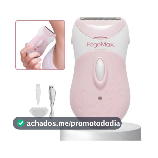 Depilador Elétrico Feminino Lavável Recarregável Portátil Facial E Corporal