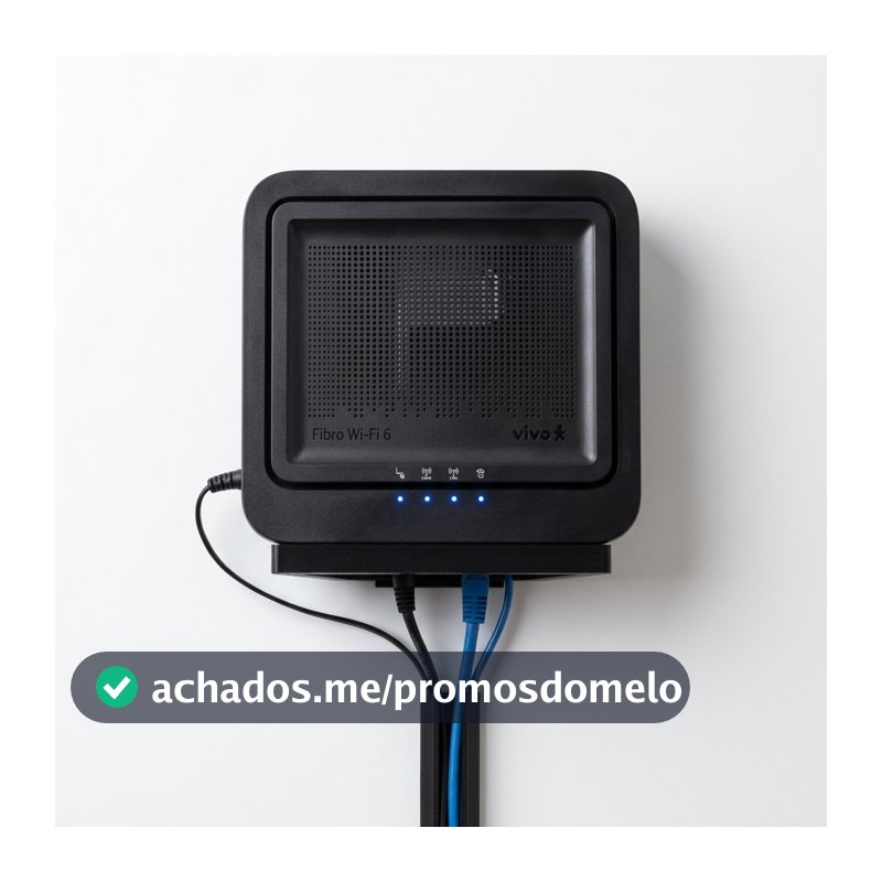 Suporte Parede Roteador Modem Vivo Fibra Todos os Modelos | Organizador Wi-Fi Encaixe Exato | Fixação 2 Minutos