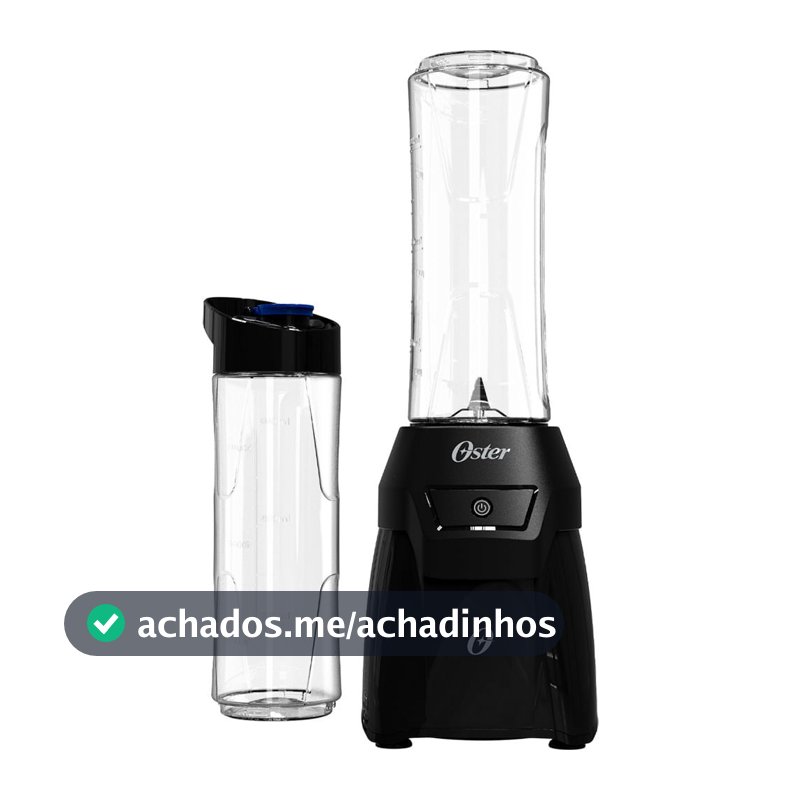 Liquidificador Portátil Power Blender Oster com 2 Jarras To Go