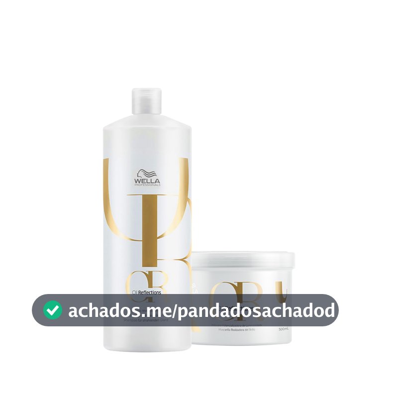Kit Wella Professionals Oil Reflections Shampoo e Máscara (2 produtos).