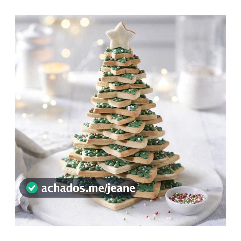 Cortador Árvore de Natal com 10 cortadores estrelas