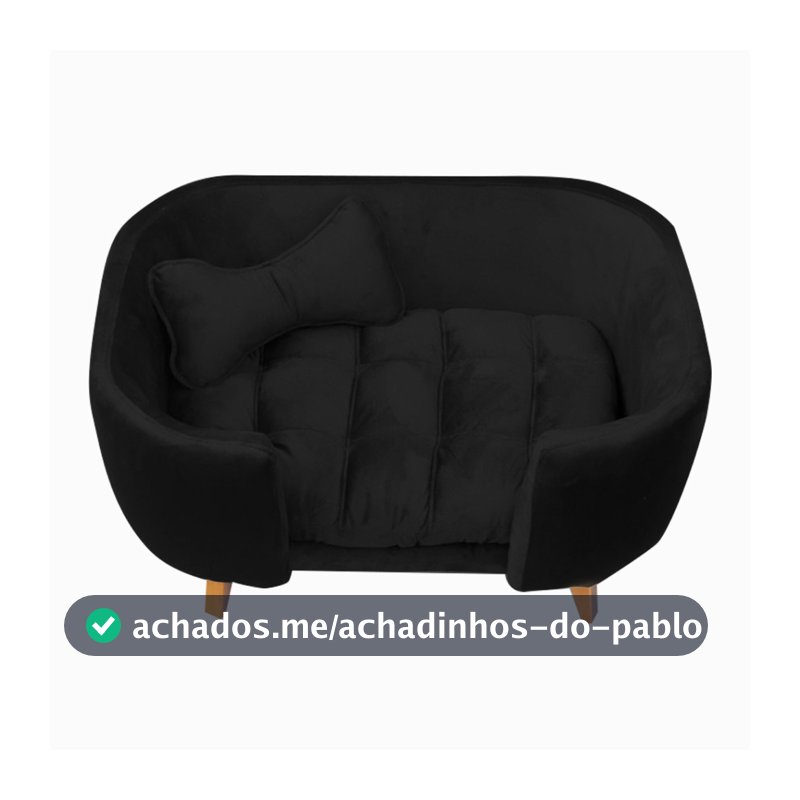 ENVIO IMEDIATO - Poltrona Cama Pet Hanna Decorativa Veludo