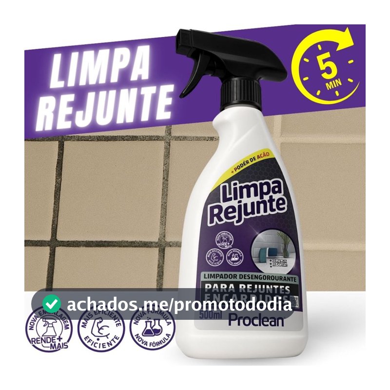 Limpa Rejunte Encardidos Rejunte Azulejos Mofo 500ml