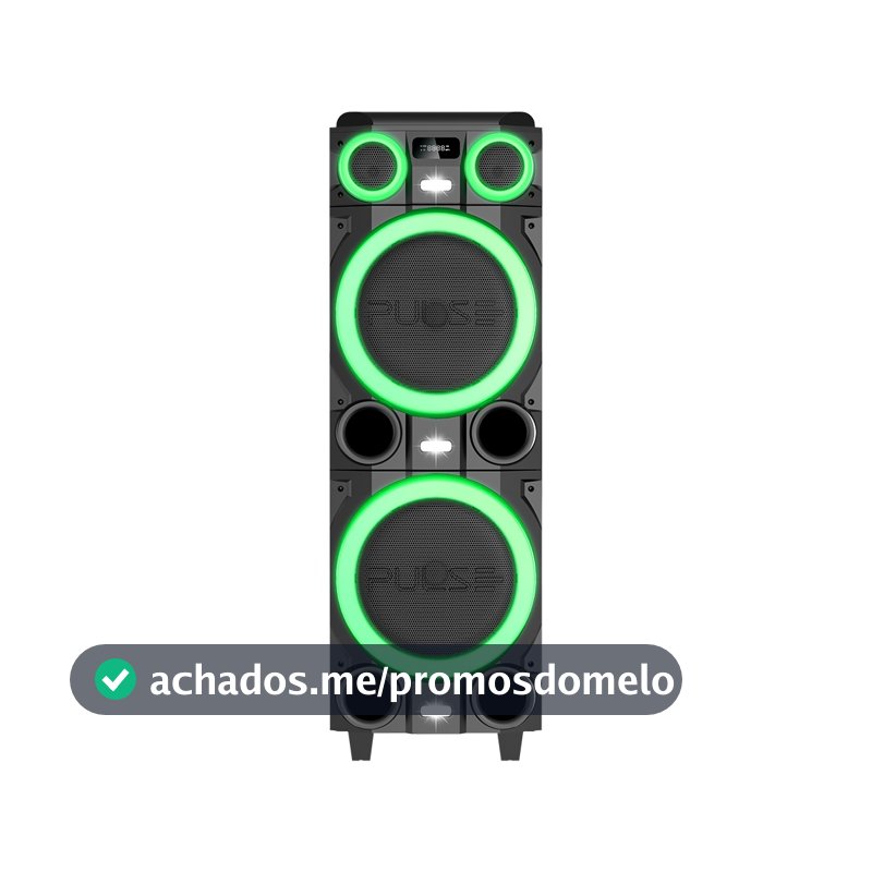 Caixa De Som Torre Pulse SP518 2000w Bluetooth/Led - Bivolt