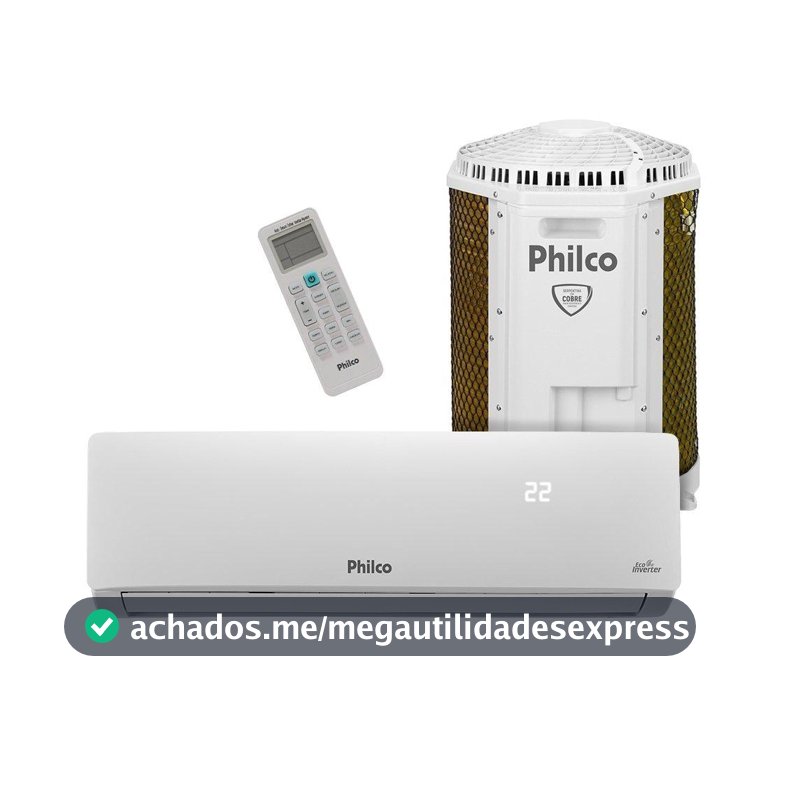 Ar Condicionado Philco 9000 BTUs PAC9FT - Split, Ciclo Frio, Inverter, Serpentina de Cobre, Branco