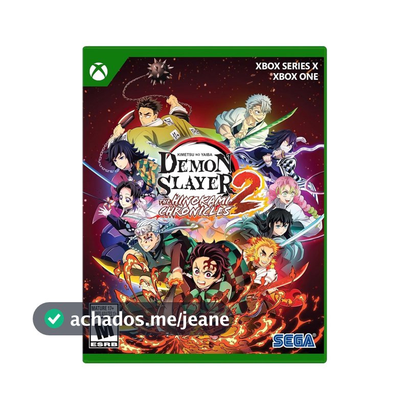 Demon Slayer Kimetsu no Yaiba The Hinokami Chronicles 2 Xbox Series X Midia Fisica