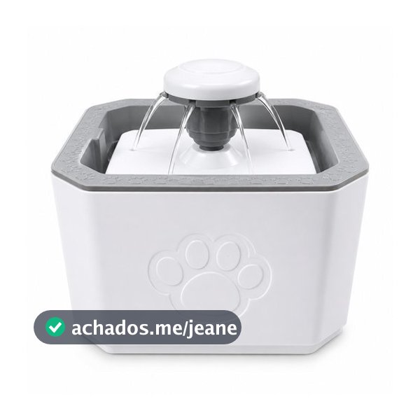 Fonte Bebedouro Automático 3 Modos 20cm Água Fresca Pets Animal Doméstico