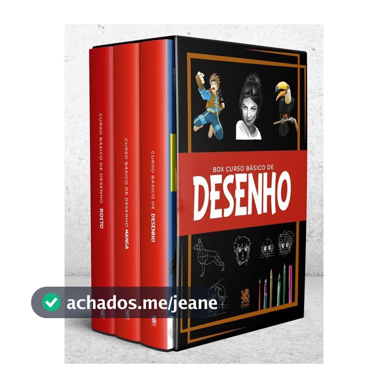 Box Curso Básico de Desenho - Box com 3 Livros