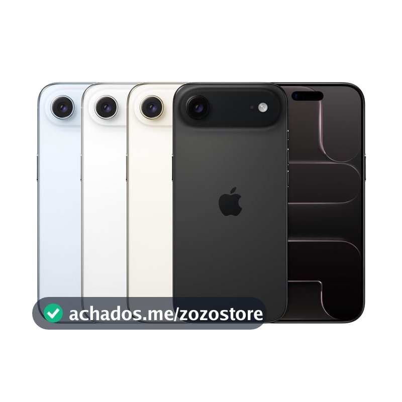 Celular Apple iPhone 17 Air 256GB 5G iOS Tela 6,6" polegadas 48MP Chip A19 Pro com Design Ultra-Fino
