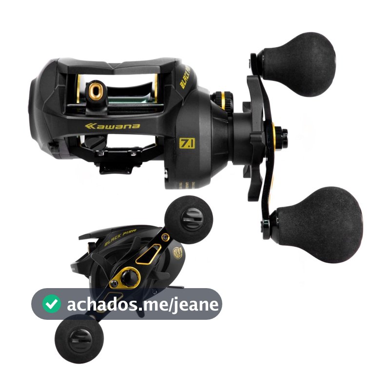 Carretilha Black Pira 400 - 11rol. DRAG 40lb- 0.35-300m