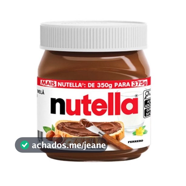 Nutella Creme de Avelã 375g