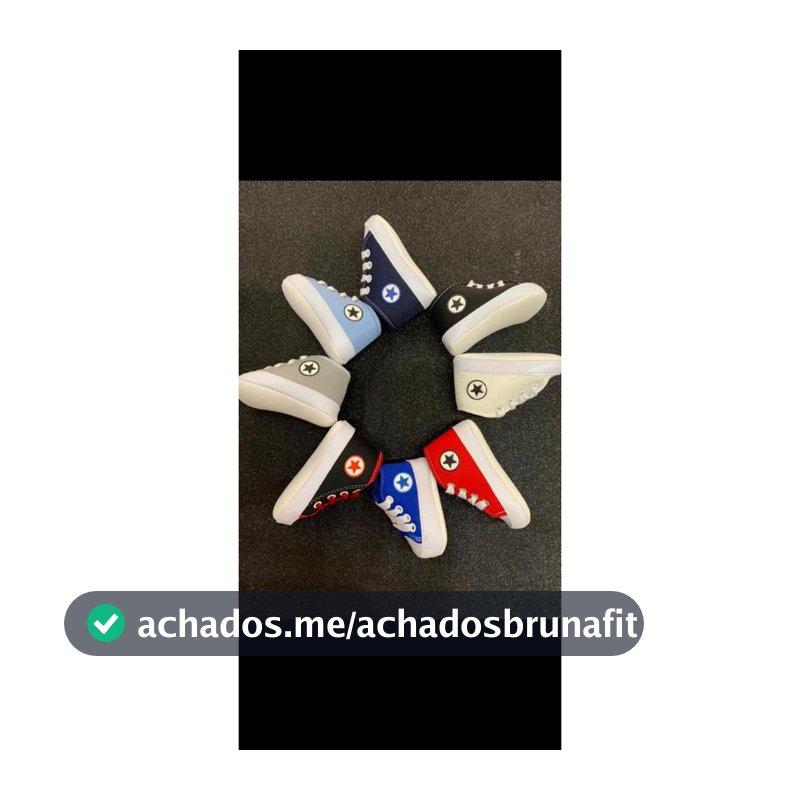 Sapatinho de bebê recém nascido - Tênis Masculino Branco,Preto,Vermelho