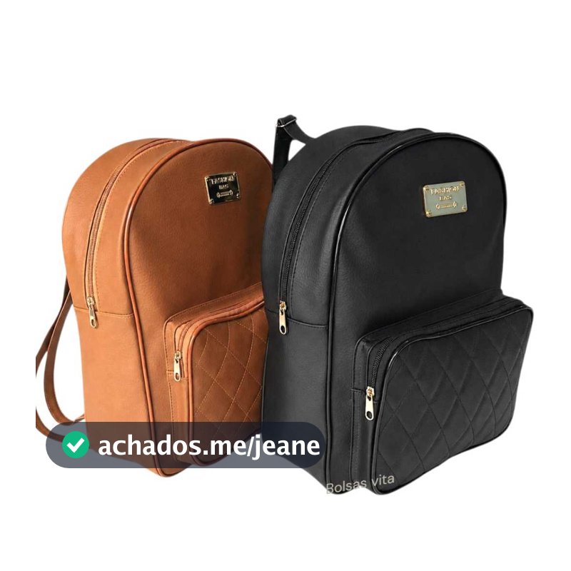 Mochila feminina Impermeável Luxo Couro Sintetico Grande, Moderna, Faculdade/Trabalho 2026