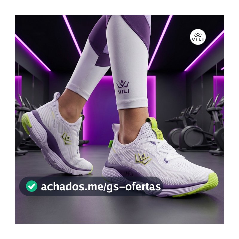 Tênis Feminino Vili All Journey Esportivo Academia Branco
