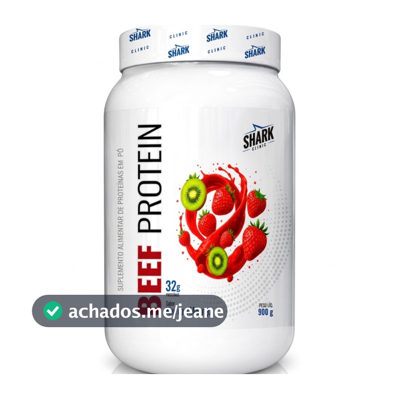 Whey Beef Protein Zero Lactose Pote 900g Shark Pro