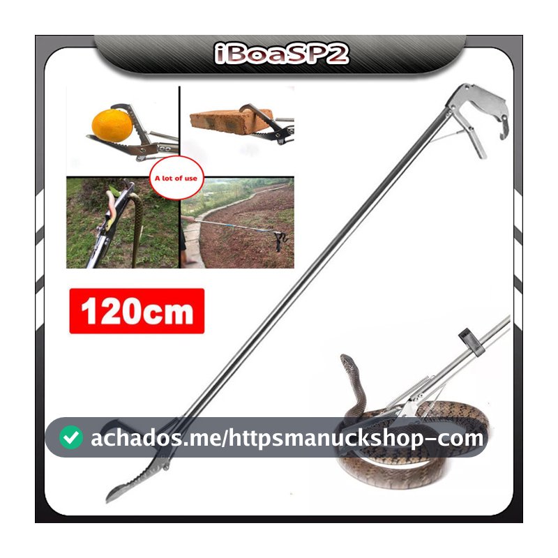 Pegador De Objetos Mão Mecânica Extensora Pinça Garra Forte Ferramentas para capturar cobras