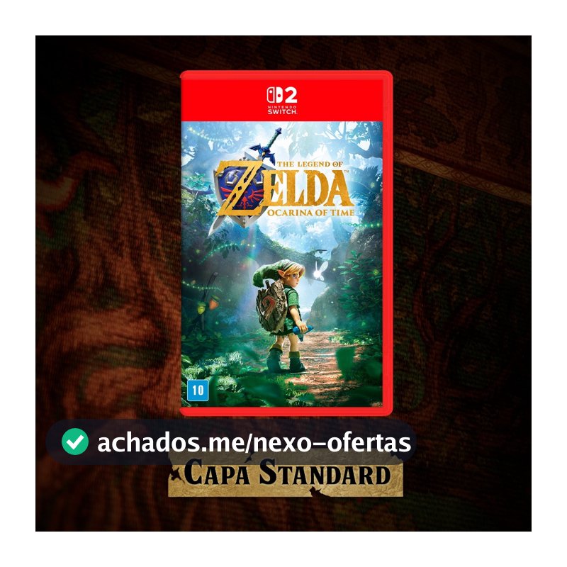 The Legend Of Zelda: Ocarina Of Time – Capa Regular – Nintendo Switch 2