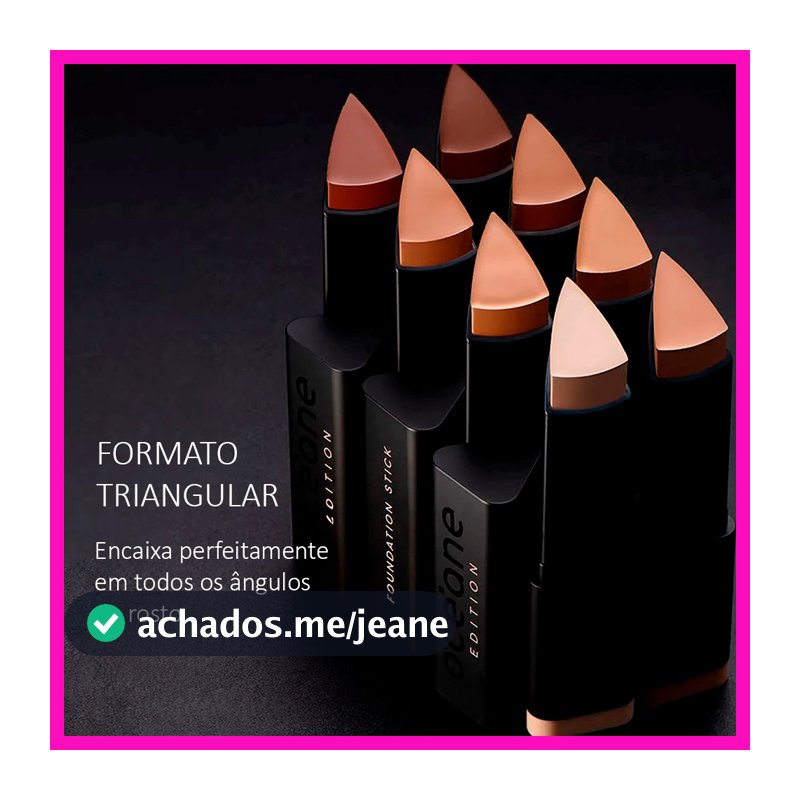 Océane Edition Base Stick Triangular 8g (Encaixa perfeitamente em todos os ângulos do rosto)