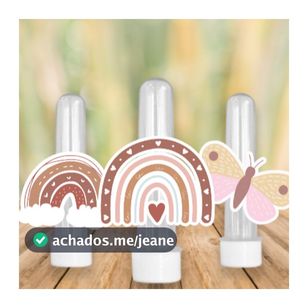 Apliques BOHO ARCO IRIS 6x4cm – Lembrancinha e Decoração  Festa - SORTIDOS