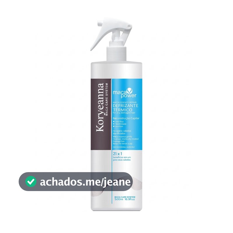 Defrizante Proteção Termica  500ml - Sem Frizz