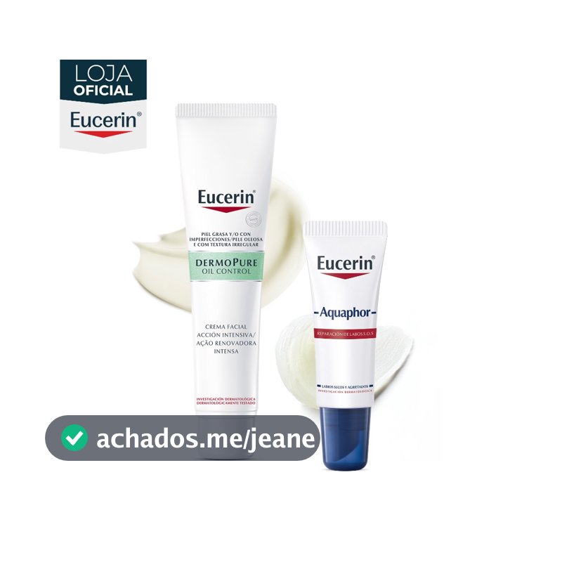 KIT EUCERIN Dermopure Peeling 40ml + Aquaphor Reparador Labial 10ml