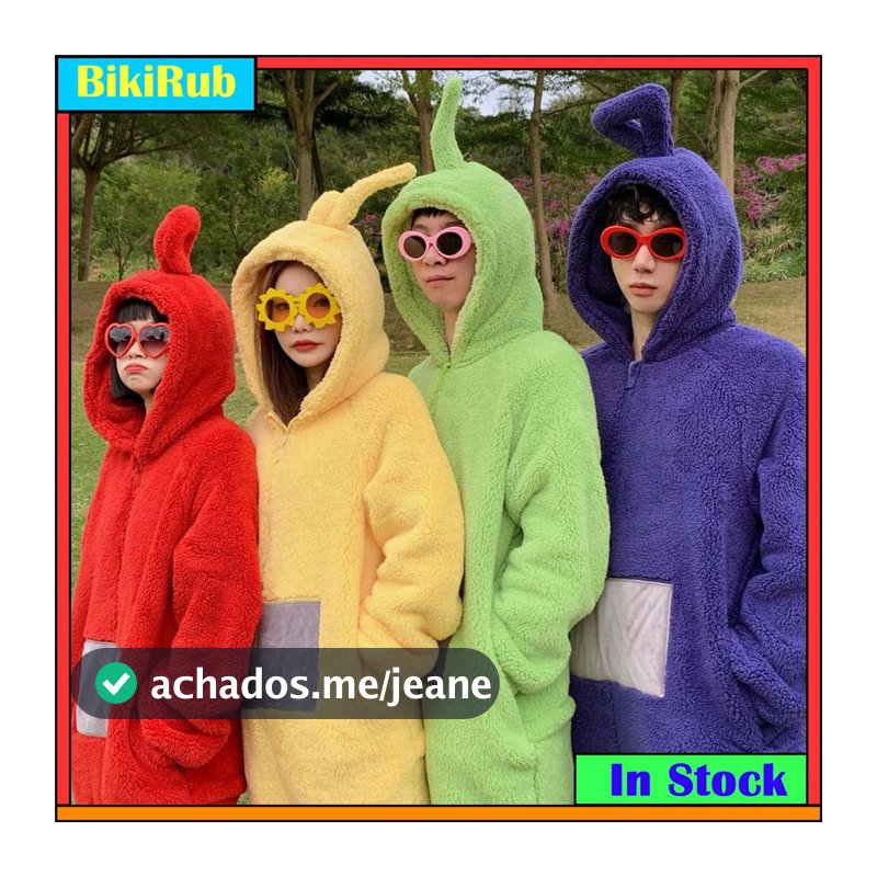 Kigurumi Dipsy Po Lala Tinky Winky Animal Pajamas Unisex Adultos Teletubbies Onesies Pijamas Cartoon Flanela Macia Fantasias De Natal Da Família