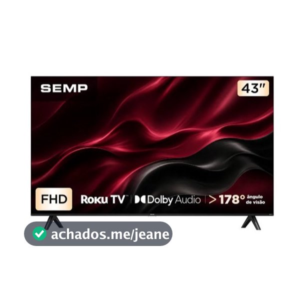 SMART TV LED 43" SEMP ROKU TV FHD 43S42R