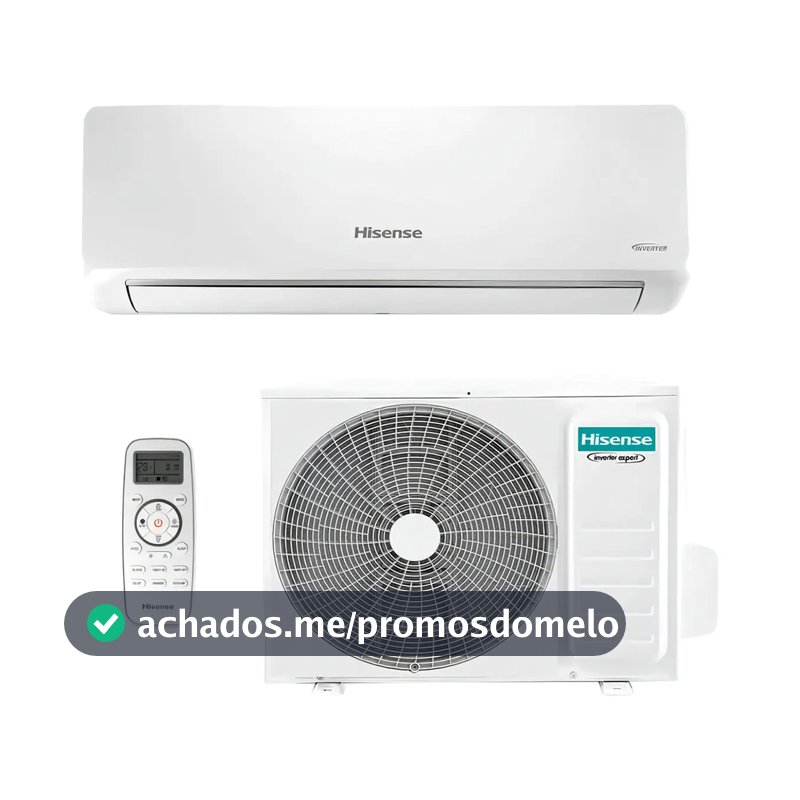 AR CONDICIONADO SPLIT HISENSE 12000BTUS INVERTER WIFI 220V