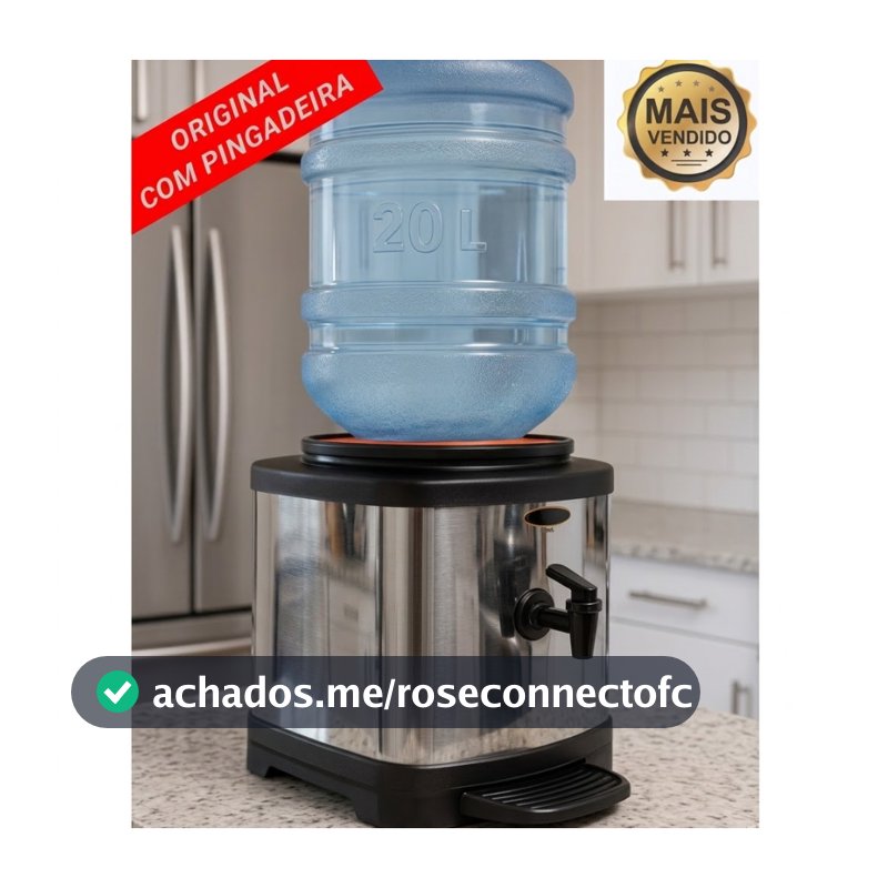 Suporte Para Galão De Água Mineral 10/20 Inox cuba de Cerâmica